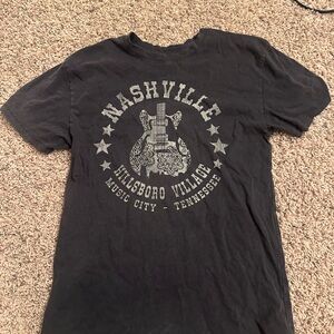 Nashville Music City Graphic Tee - Black